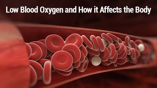 انخفاض الأكسجين في الدم