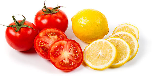 وصفة الطماطم والليمون لتقشير البشرة